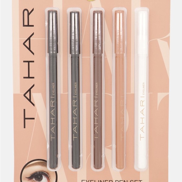 5pc. Tahari Eyeliner Pen Set - Black, Brown, Tan, White - Picture 1 of 1